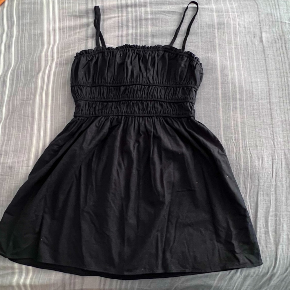 Women’s Black Mini Dress Cotton